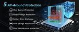 Y&H MPPT 60A 80A 100A Solar Charge Controller 12V 24V 36V 48V LCD Display Solar Panel Battery Intelligent Regulator