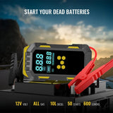 Heavy-Duty Car Jump Starter with 150PSI Air Compressor - Overload-Protected Emergency Power Bank, Suitable for Cars, SUVs