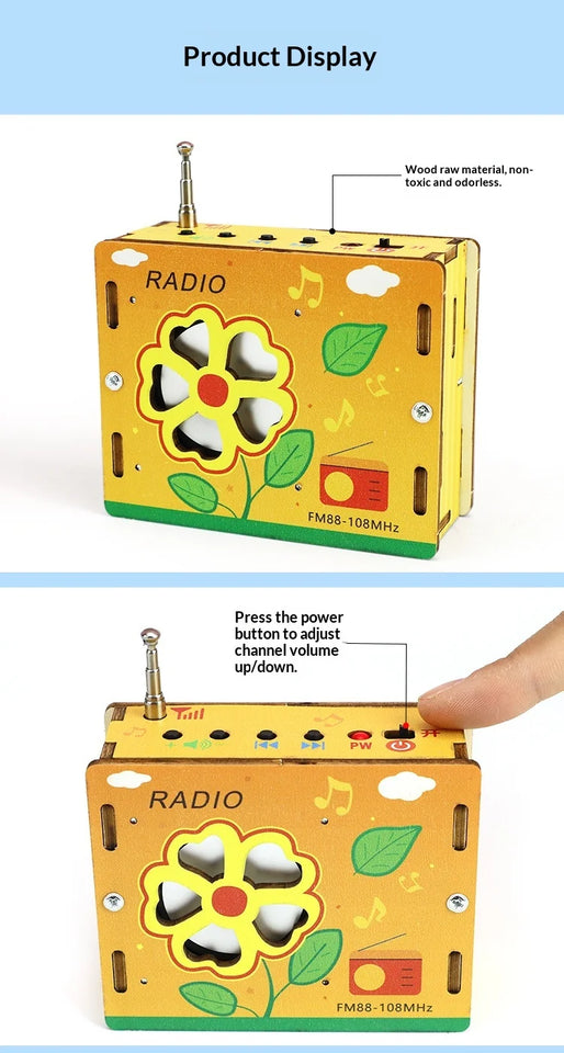 Science and Technology Small Production Educational Children's Toys DIY Radio Student Handmade Model Scientific Experiment