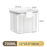 Sealed Jars For Kitchen Storage Box Grain Coffee Bean Sealed Tanks Large Capacity Moisture proof Transparent Seasoning Jar Set