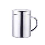 400/260/210ML 304 Stainless Steel Coffee Mug Double Insulation Drinking Cup Tea Cup with Lid