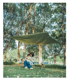 Camping Ground Sheet Picnic Mat Tent Footprint Tarp Awning Shade Beach Pad Outdoor Travel Tent Tarp Sun Canopy with Tent Pegs