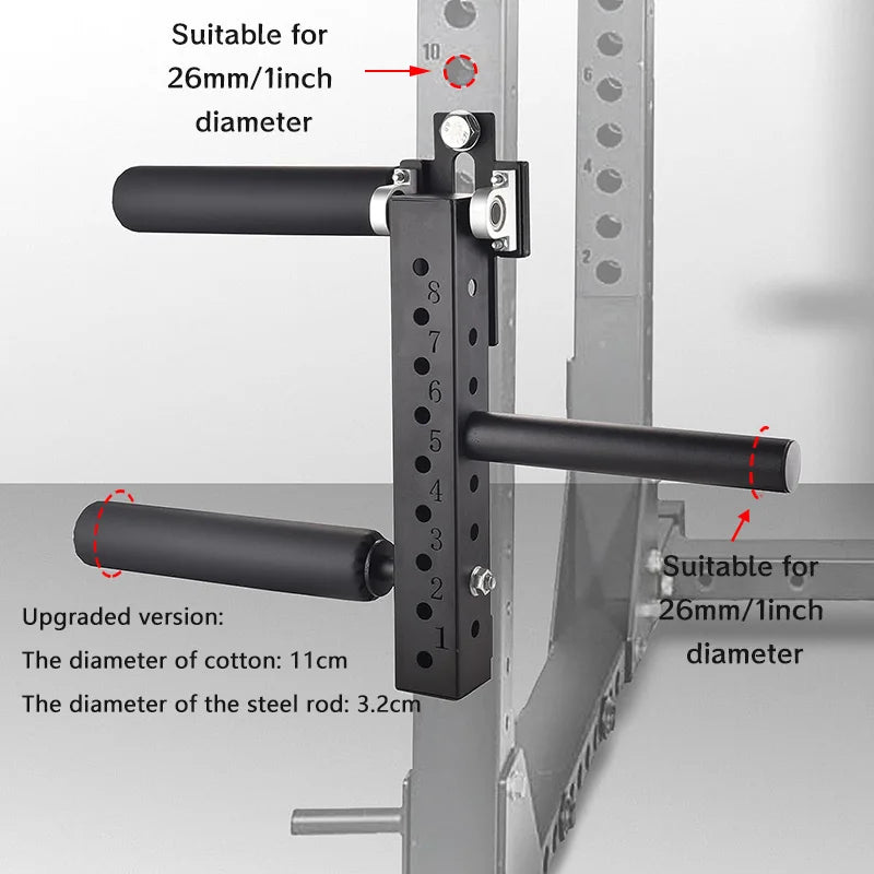 Sitting Leg Extension Device Trainer Leg Muscle Group Trainer Gym Assisted Leg Fitness Equipment Curl Machine Suitable for 16Mm/18Mm/26Mm/1Inch Aperture