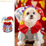 Dog Winter Apparel Clown Clothes Indoor Outdoor Use Clothes Sweatshirt Outfit Winter Apparel Walking Camping D0LD
