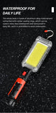 COB Floodlight Rechargeable Lamp Led Work Light Use 2*18650 Battery Led Portable Magnetic Light Hook Clip Waterproof