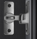 1pc Security Door Lock Handle Commercial Residential Grade Anti-Pick Lock with Adjustable 90°/180° Slide Indoor Outdoor Use