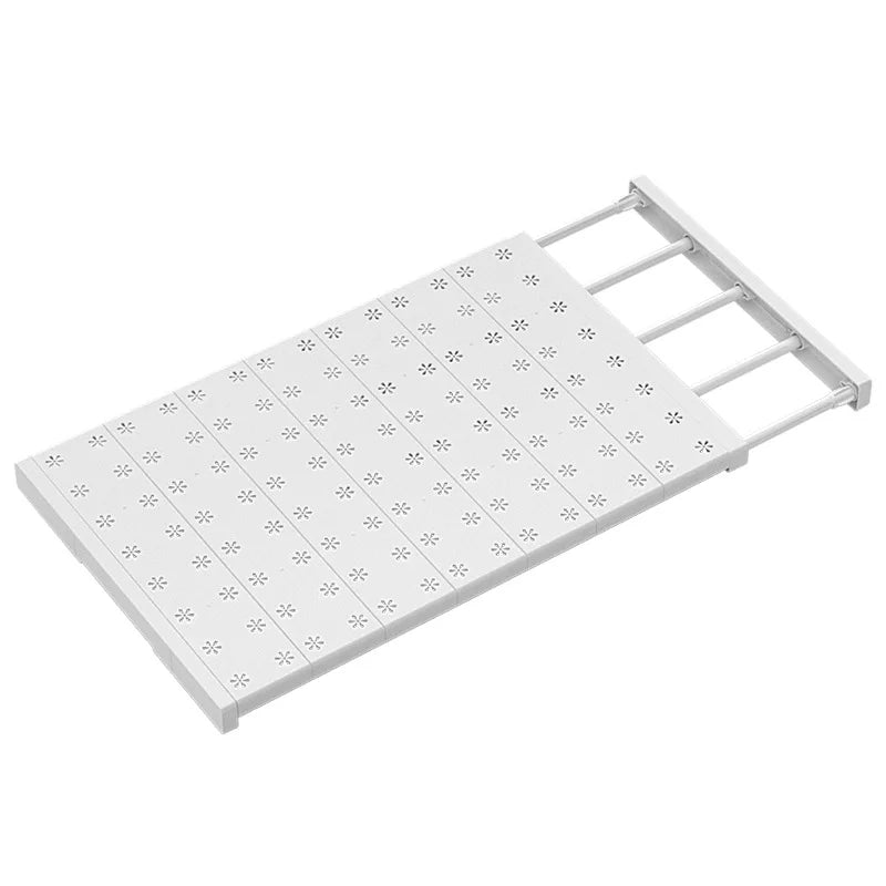 Adjustable Closet Organizer Shelf Set for Clothes ,Expandable Cabinet Divider for Dorm, Shoe Rack, Wardrobe Kitchen Storage Rack