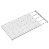 Adjustable Closet Organizer Shelf Set for Clothes ,Expandable Cabinet Divider for Dorm, Shoe Rack, Wardrobe Kitchen Storage Rack