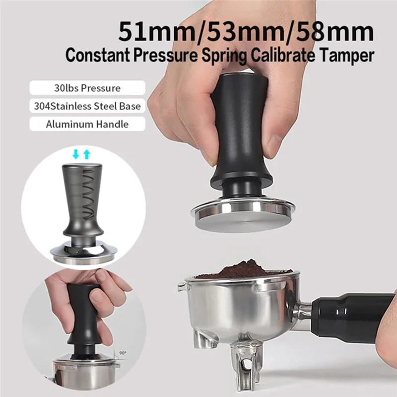 B84B-Coffee Tamper Constant Coffee Tamper Constant For Espresso Machine Accessories Tools