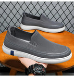 Men's Spring New Knitted Breathable Single Shoes, Dad's Shoes, Men's Casual Shoes, Comfortable Men's Shoes  sneakers