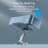 720 Rotate Aluminum Alloy Tablet Holders for iPad Adjustable Folding Lazy Desktop Live Desk Holder Mobile Phone Stand Mount