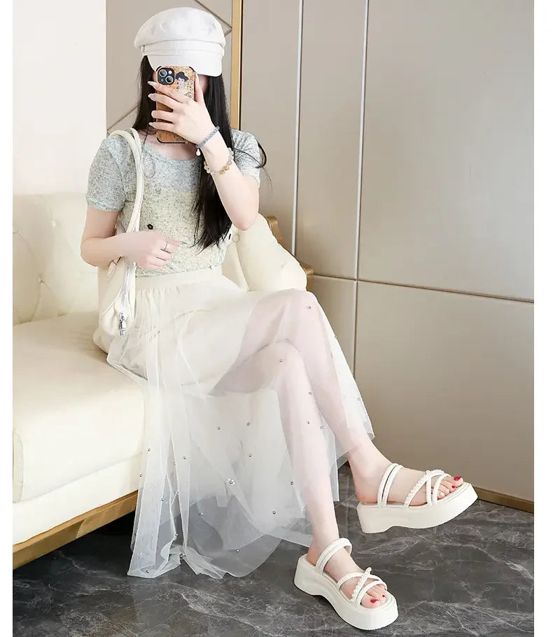 2026 new summer sandals for casual wear and versatile women's sandals