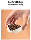 Ceramic Coffee Bean Dosing Cup, 35-40g Single Dose Measuring Tray for Coffee Bean and Tea, Chic Home Barista Tool Accessories