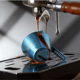 Bincoo Premium Titanium Coffee Cup 90ml for Espresso Extraction and Milk Measurement Durable Pure Titanium Construction Perfect