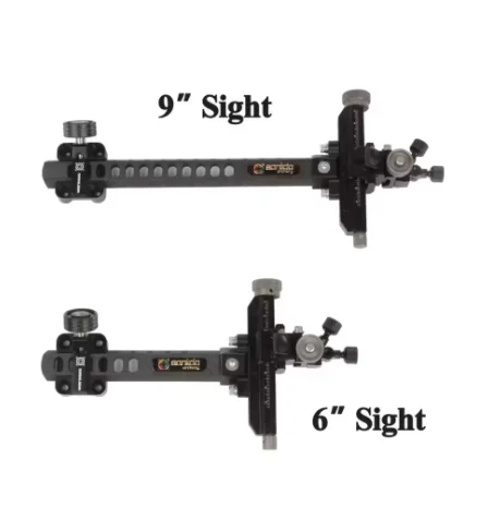 Sanlida 6inch 9inch X10 Compound Bow Sight Carbon Bar Directions Adjustable Right/Left hand Archery Competition Shooting Target