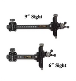 Sanlida 6inch 9inch X10 Compound Bow Sight Carbon Bar Directions Adjustable Right/Left hand Archery Competition Shooting Target