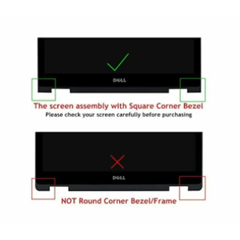 13.3" Touch Screen For Inspiron 13 5368 5378 5379 P69G  Screen Assembly with Bezel B133HAB01.0 NV133FHM-N41 A11 HD FHD