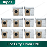 Compatible for Eufy Omni C20 Accessories Dust Bag Hepa Filter Roller Side Brush Mop Cloth Spare Parts