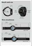 NORTH EDG APACHE-D Men's Digital Free Dive Watch Outdoor Sport Watches Altitude Barometer Compass World Time Waterproof 100M