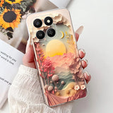 For Honor 400 Smart 5G Case LGN-NX1 Cute Cartoon Painted Cover Soft Slim Phone Case For Honor X7d HonorX7d Honor400 Smart Fundas