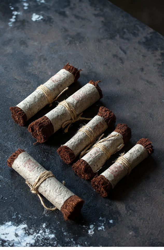 Tea mat, pure handmade plant table runner, pure cotton, thick coarse dry soaking, retro wabi-sabi tea ceremony accessories