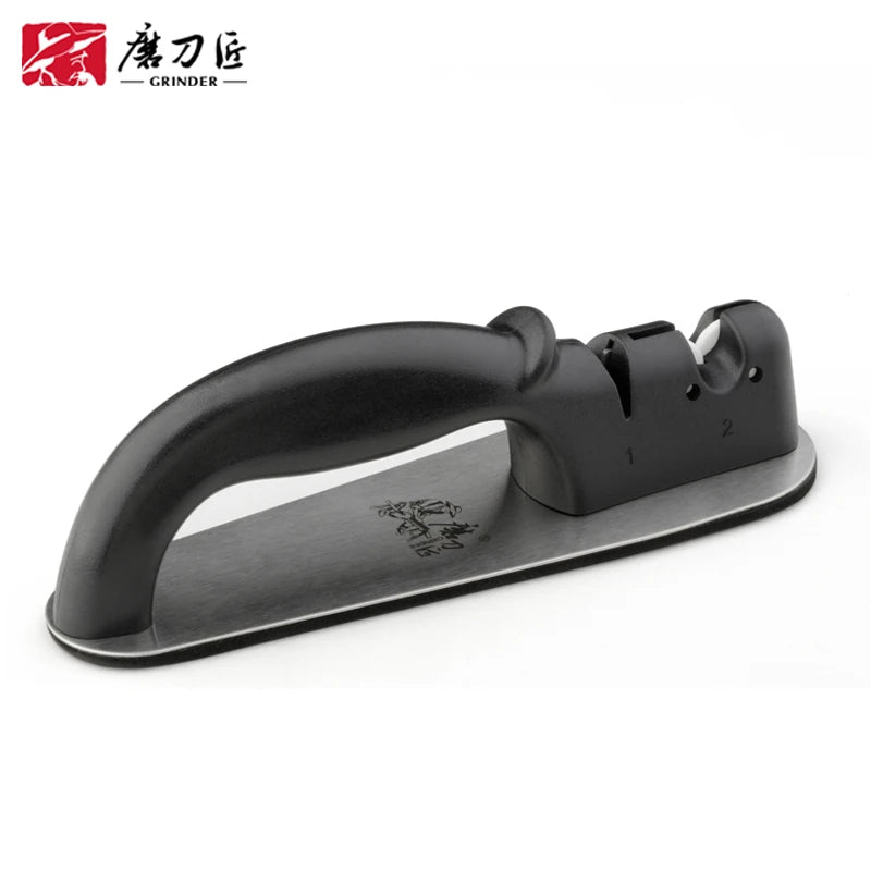 GRINDER 1pc Diamond&Ceramic Kitchen Knife Sharpener Tools Professional Sharpening Machines T1202 dor de amolador de faca