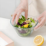 Disposable PE Gloves 200 Pcs Plastic Polyethylene Gloves for Food Handling Cleaning Protection