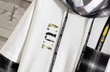 Top White Sports Suits Alphabet Pants Sets Sweatshirt Men's Clothing Plaid T Shirt Man Original Sweatpants Tracksuit Brands Xl