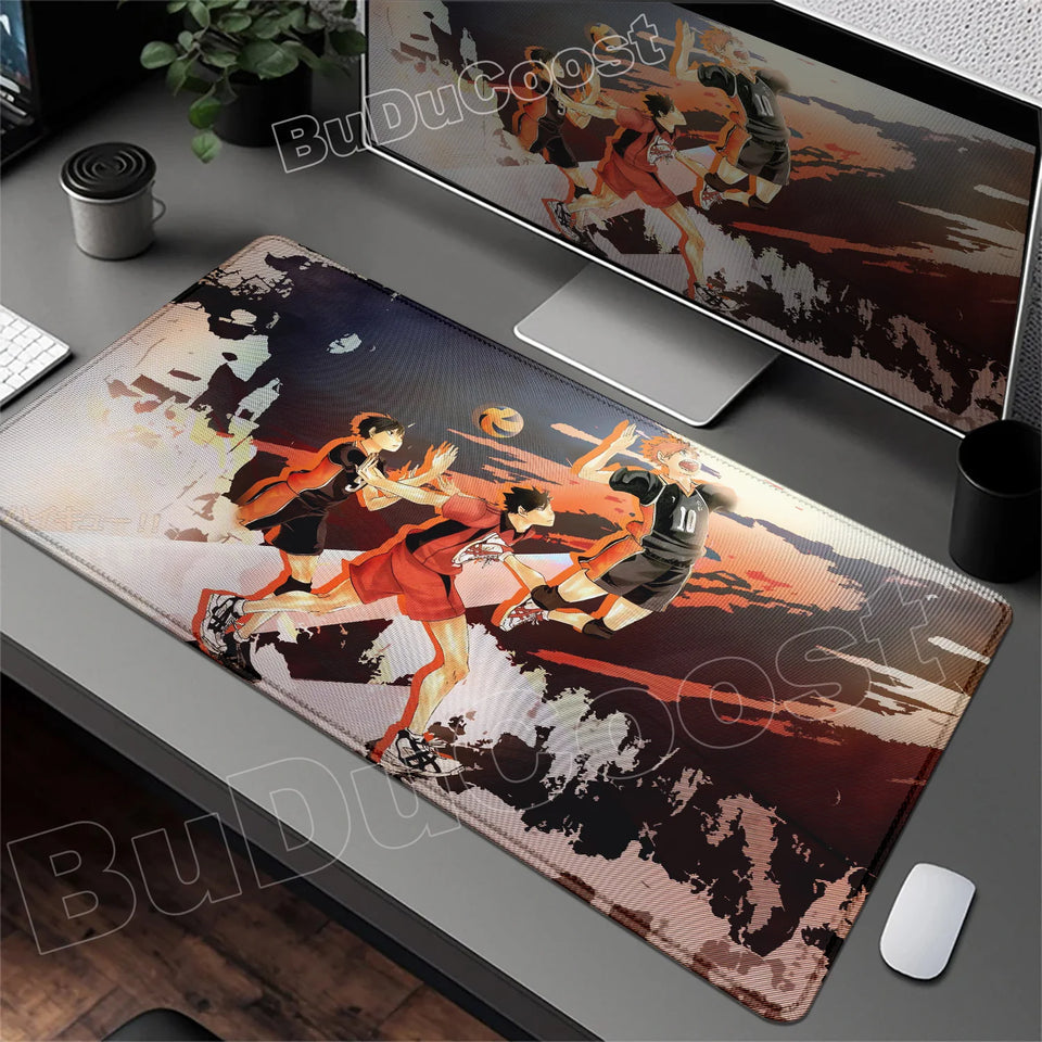 2026 New Arrival Cool Mouse Mat Anime Haikyuu Mause Pad Anime Gaming Large Cabinet Kawaii Mousepad Xxl Desk Cute Pc Carpet Mats