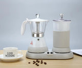 4 Cups Electric Coffee Machine Home Auto Milk Frothing All-In-One Machine Slow Extraction Italian Moka Pot Multifunction 400W