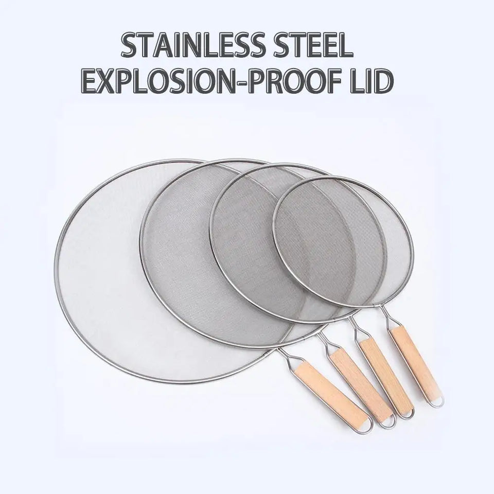 Pot Frying Oil Cooking Cover Kitchen Tools Grease Splatter Screen Guards Mesh Anti Splatter Guard Oil Net Splash Cover Pan