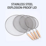 Pot Frying Oil Cooking Cover Kitchen Tools Grease Splatter Screen Guards Mesh Anti Splatter Guard Oil Net Splash Cover Pan