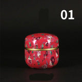 New Portable Retro Metal Tea Can Chinese Candy Coffee Bean Tea Bag Sealed Moisture-proof Container Personalized Storage Supplies