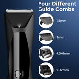 SEJOY Body Pubic Hair Trimmer for Men With Standing Recharge Dock,Balls Women Lady Shaver Hair Removal Bikini Trimmer