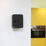 Combination Key Cabinet 20 Key Hooks Key Box Wall Mounted with Key/Code Lock Key Cabinet Security Lock Box Locking Key Cabinet
