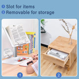 Eary Portable Laptop Stand for Desktop Height Angle Adjustable Holder for Notebook Floor Book Desk Gifts for Kids Girls Students