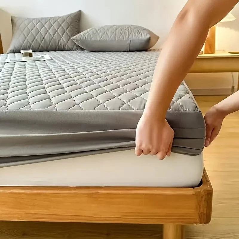 3D Air Fabric Thick Waterproof Mattress Cover Mattress Protector Soft Breathable Bed Fitted Sheet Single Double Bedroom Dormitor