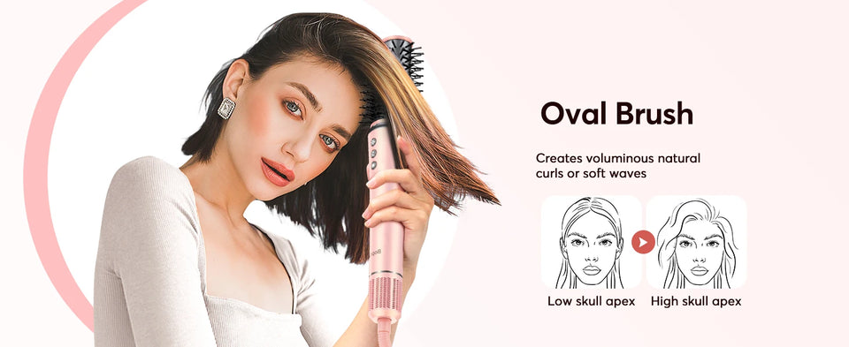 5 in 1 Multi Hair Styler Curling Iron Hair Hot Air Brush Curling High speed Hair Dryer Salon Professional Curly Hair Styler