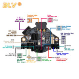 BLV® New Nitehawk LDO toolboard featuring RP2040 MCU TMC2209 drive ADXL345 accelerometer and USB port Voron StealthBurner