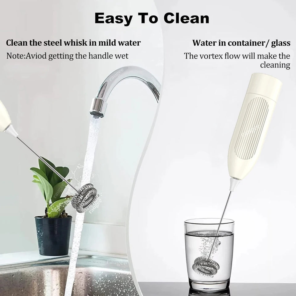 Electric Milk Frother Milk Foam Machine Automatic Milk Foamer Handheld Milk Beater Whisk Mixer for Cappuccino Coffee Egg Cream