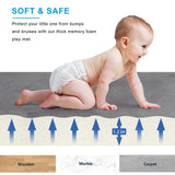 1pc Japanese Tatami Rug, Coral Velvet Area Rug, Baby Mat for Floor Play, 3CM Thick Crawling Rugs, Padded Foam Rug for Kids Playr
