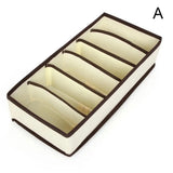 Organizer For Underwear Socks Bra Pants Foldable Closet Organizers Drawer Divider Scarf Storage Box Wardrobe Drawer Organizers