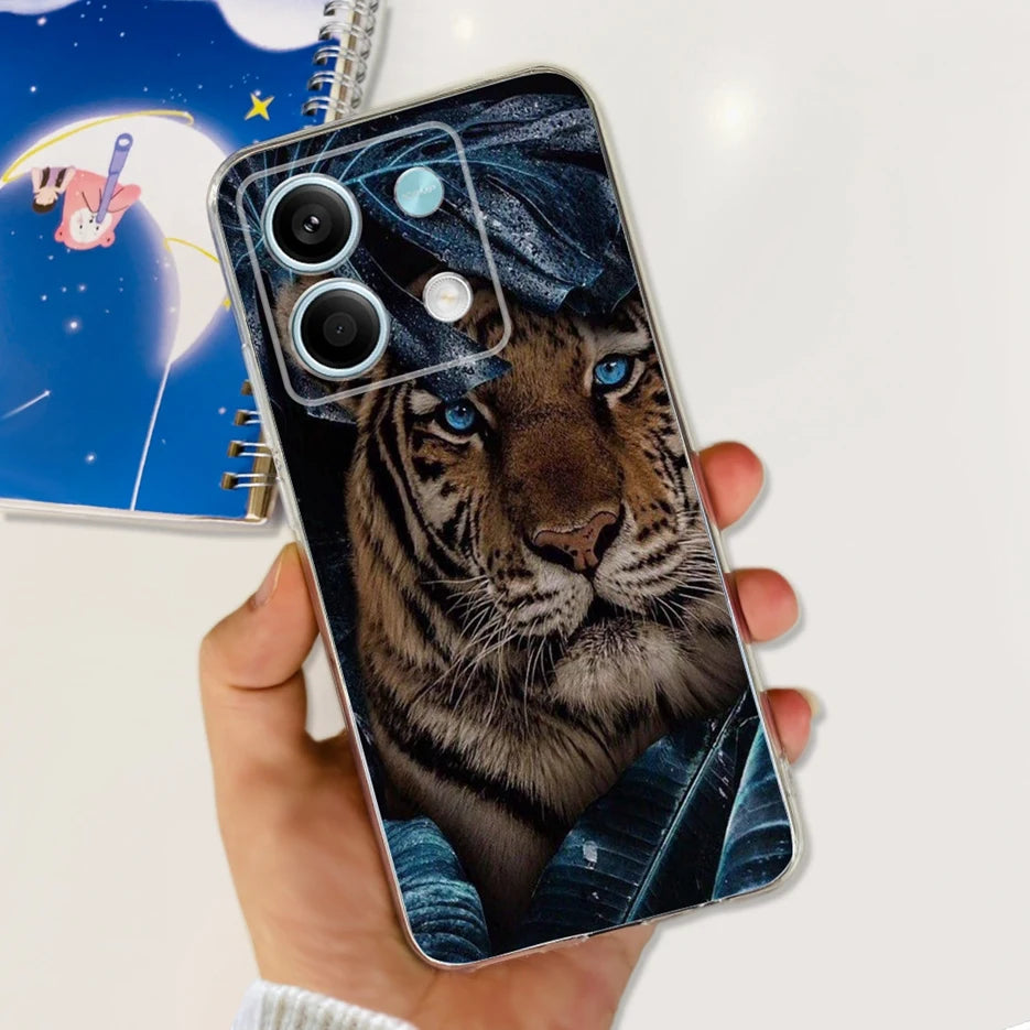 For Xiaomi Redmi Note 13 4G Case Cute Cat Butterfly Cover Soft Silicone Phone Case For Redmi Note 13 Pro Plus Note13 Full Bumper