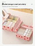 Underwear organizer Underwear sock organizer Underwear sock divider Bedroom closet Clothes organizer Foldable drawer separator