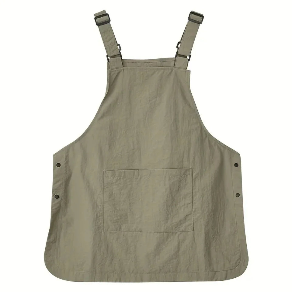 Japanese Waterproof Outdoor Barber, Coffee Shop, Catering Workwear Apron, Unisex Household Kitchen Workwear