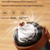 Adjustable Coarseness Manual Coffee Grinder Ceramic Grinding Core Double Bearing Design Coffee Grinding Machine