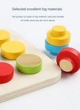 Children's Early Learning Puzzle Interactive Toys, Mushroom Nail Game, Intelligence Puzzle, Color Recognition