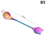 Creative Cat Claw Spoon Ice Cream Cake Dessert Teaspoon Scoops Tableware Kitchen Accessories Stainless Steel Coffee Mixing Spoon