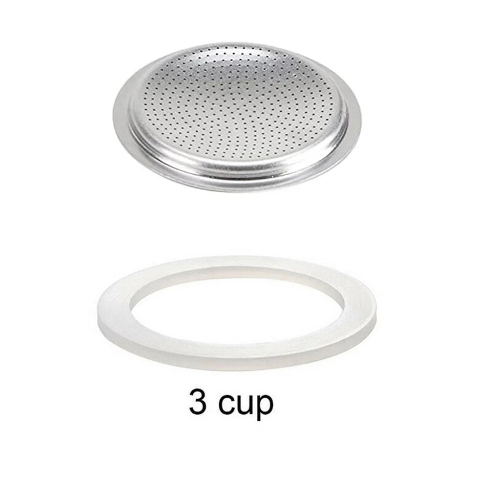 Coffee Rubber Sealing Ring Gasket Washer Gasket Replacenent Cups Rings For Moka Pot Espresso Coffee Makers Kitchen Supplies