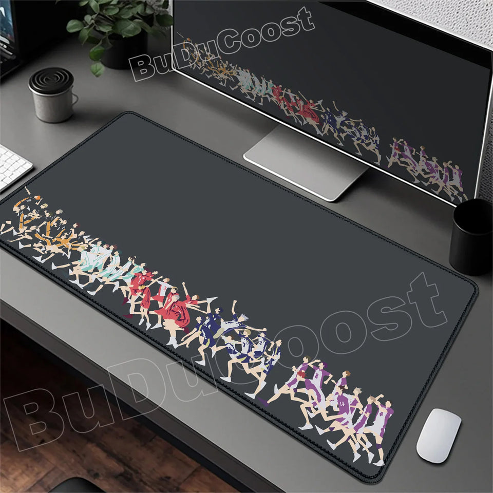2026 New Arrival Cool Mouse Mat Anime Haikyuu Mause Pad Anime Gaming Large Cabinet Kawaii Mousepad Xxl Desk Cute Pc Carpet Mats